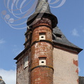 COLLONGES-LA-ROUGE - Castel de Maussac (debut XVIe siècle) : tourelle en poivrière 