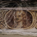 CASTELNAU-DE-MONTMIRAL - Château de MAYRAGUES : le salon plafond peint du XVIIe siècle (détail)