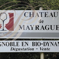 CASTELNAU-DE-MONTMIRAL - Château de MAYRAGUES (panneau)