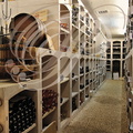 NAJAC - restaurant hôtel "l'Oustal del Barry" : la cave contenant plus de 300 références de vins