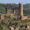 NAJAC - la forteresse royale (XIIe et XIIIe siècles) face sud