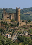 NAJAC - la forteresse royale (XIIe et XIIIe siècles) face sud 