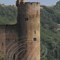 NAJAC - la forteresse royale (XIIe et XIIIe siècles) face sud  