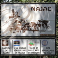NAJAC - panneau descriptif du village