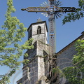 NAJAC - église Saint-Jean l'Évangéliste (XIIIe siècle) : le clocher