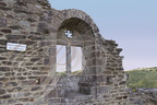 NAJAC - la forteresse royale (XIIe et XIIIe siècles) : vestiges de la salle d'audience du Sénéchal