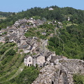 NAJAC - point de vue depuis la forteresse royale sur le village à l'Est