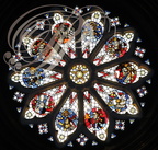 NAJAC - église Saint-Jean l'Évangéliste : la rosace du XVIe siècle
