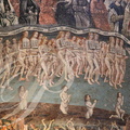 ALBI - cathédrale Sainte-Cécile : fresque du Jugement Dernier (XVe siècle) - détail
