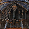ALBI - cathédrale Sainte-Cécile : le buffet d'orgues de Christophe Moucherel  (XVIIIe siècle)
