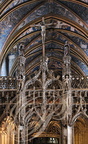 ALBI - cathédrale Sainte-Cécile : le jubé orné de 270 statues ciselées par des Maîtres bourguignons 