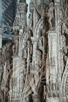 ALBI - cathédrale Sainte-Cécile : le jubé orné de 270 statues ciselées par des Maîtres bourguignons (détail)