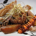 Crépinette de pied de PORC, sauce au cèpes et persil plat ("Au Coq en Pâte" à Lautrec - 81)