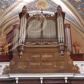 LAUTREC - collégiale Saint-Rémy : orgue fabriqué en 1893 par le facteur d'orgue Puget et restauré en1996 par Paul Manuel