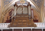 LAUTREC - collégiale Saint-Rémy : orgue fabriqué en 1893 par le facteur d'orgue Puget et restauré en1996 par Paul Manuel