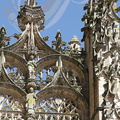 ALBI - cathédrale Sainte-Cécile : le porche baldaquin (1515 1540) - détail