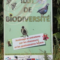 PERCHÈDE : Sentier Nature du Pesqué (panneau "îlot de Biodiversité")