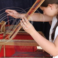 EAUZE - FESTIVAL GALOP ROMAIN 2015 - le village des artisans : le métier à tisser 