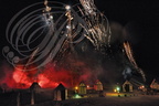 EAUZE - FESTIVAL GALOP ROMAIN 2015 - spectacle pyroscénique : les contes magiques d'Ellwyn : le feu d'artifices final