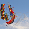 EAUZE (France - 32)  - FESTIVAL GALOP ROMAIN - démonstration de cerfs volants : le voilier