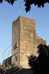 TERMES-D'ARMAGNAC - le château : donjon du XIIIe siècle