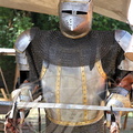TERMES-D'ARMAGNAC - fête médiévale : armure (époque guerre de Cent-Ans)
