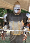 TERMES-D'ARMAGNAC - fête médiévale : armure (époque guerre de Cent-Ans)