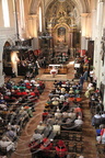 LAUTREC - fête de l'ail rose : 16e Grand Chapitre de la Confrérie de l'ail dans l 'église Saint-Rémy 