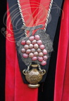 LAUTREC - fête de l'ail rose : Confrérie de la Dive Bouteille de Gaillac (81)