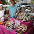 LAUTREC - fête de l'ail rose : le marché des producteurs (Domaine de Candale à Lisle-sur-Tarn)