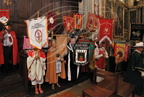 LAUTREC - fête de l'ail rose : 16e Grand Chapitre de la Confrérie dans l'église Saint-Rémy (confréries invitées)