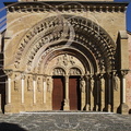 MORLAÀS - église Sainte-Foy :  le tympan roman