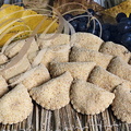 Ravioles fourrées au FROMAGE de CHÈVRE frais et panées, appelées "Ailes d'Anges" de Marie-Ange Mirales (Société CABRIANGE à Montauban - 82)