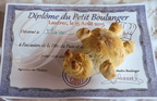 LAUTREC - fête du pain et du goût : diplôme du "Petit Boulanger" 