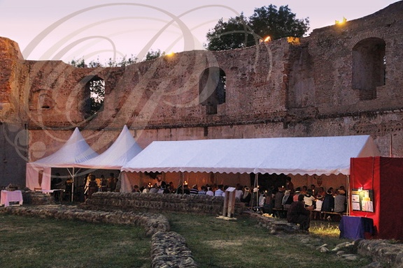 MONTANER - banquet médiéval au château de Gaston Fébus organisé par l'Association "Le Tailloir"