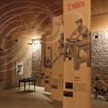 MONTANER - château de Gaston Fébus : le donjon (4ème étage : la salle didactiques sur les bâtisseurs)