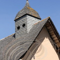 IBOS - chapelle Saint-Roch du XVIIe siècle : le clocher couvert d'ardoises