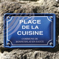 LAUTREC - La Montée du Moulin (plaque à l'entrée du restaurant "Au Pied du Moulin")