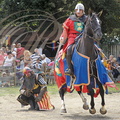 TERMES-D'ARMAGNAC - fête médiévale : Les Faydits d'Oc (combat de chevaliers)