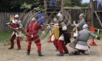 TERMES-D'ARMAGNAC - fête médiévale (combat)    