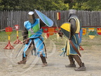 TERMES-D'ARMAGNAC - fête médiévale (combat de chevaliers)