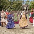 TERMES-D'ARMAGNAC - fête médiévale : Académie médiévale de Termes (danse médiévale : bourrée d'Avignon ou branle de Lorraine)