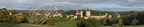 CUREMONTE - panorama sur le village depuis l'Ouest