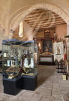 CUREMONTE - église Saint-Genest : l'intérieur amenagé en musée