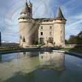 Château de Mercuès  (Relais et Châteaux) - reflet dans le bassin