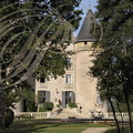 Château de Mercuès (Relais et Châteaux) vu du parc