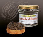 Tapenade d'ESCARGOTS et olives noires sur toast ("Les Escargots de Cyril" à Gourdon - Lot) 