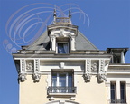 Hôtel Terminus et restaurant Le Balandre à Cahors (façade sud : détails)