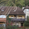 BEAULIEU-SUR-DORDOGNE - maison de Clarisse, l'avant dernière passeuse du bac sur la Dordogne, au début du XXe siècle