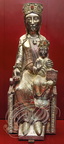 BEAULIEU-SUR-DORDOGNE - église Saint-Pierre : Le Trésor (Vierge en argent du XIIe siècle)